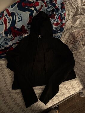 Molly cropped black sweater